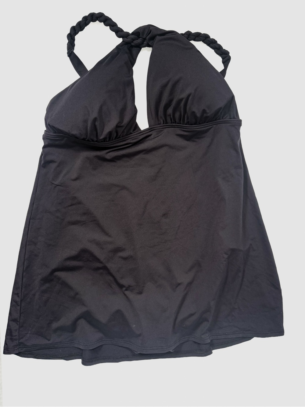 Coco Contours Black Swim Dress 14 38D Bra-Sized NWT
